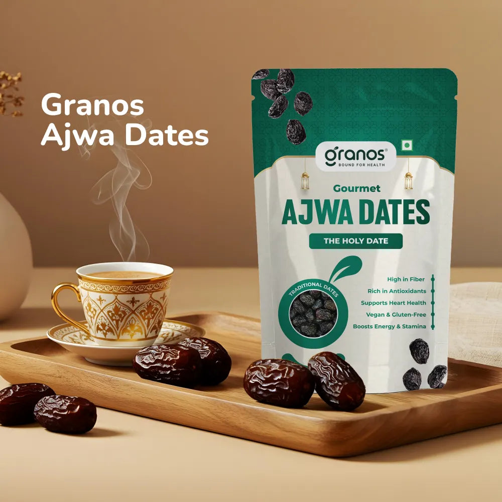 Granos Ajwa Dates 400g | Produce Of Saudi Arabia