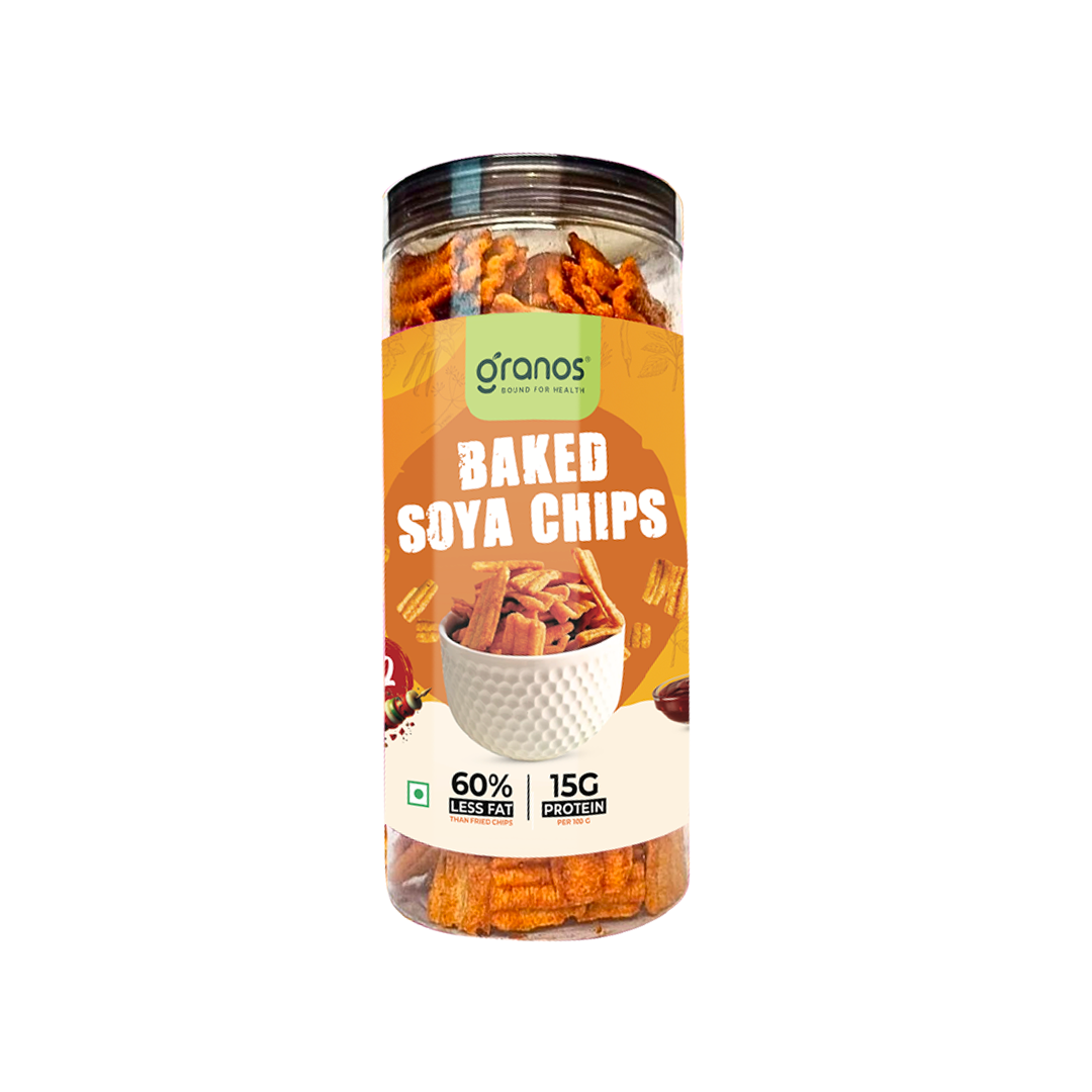 Granos Baked Soy Chips 200g BBQ