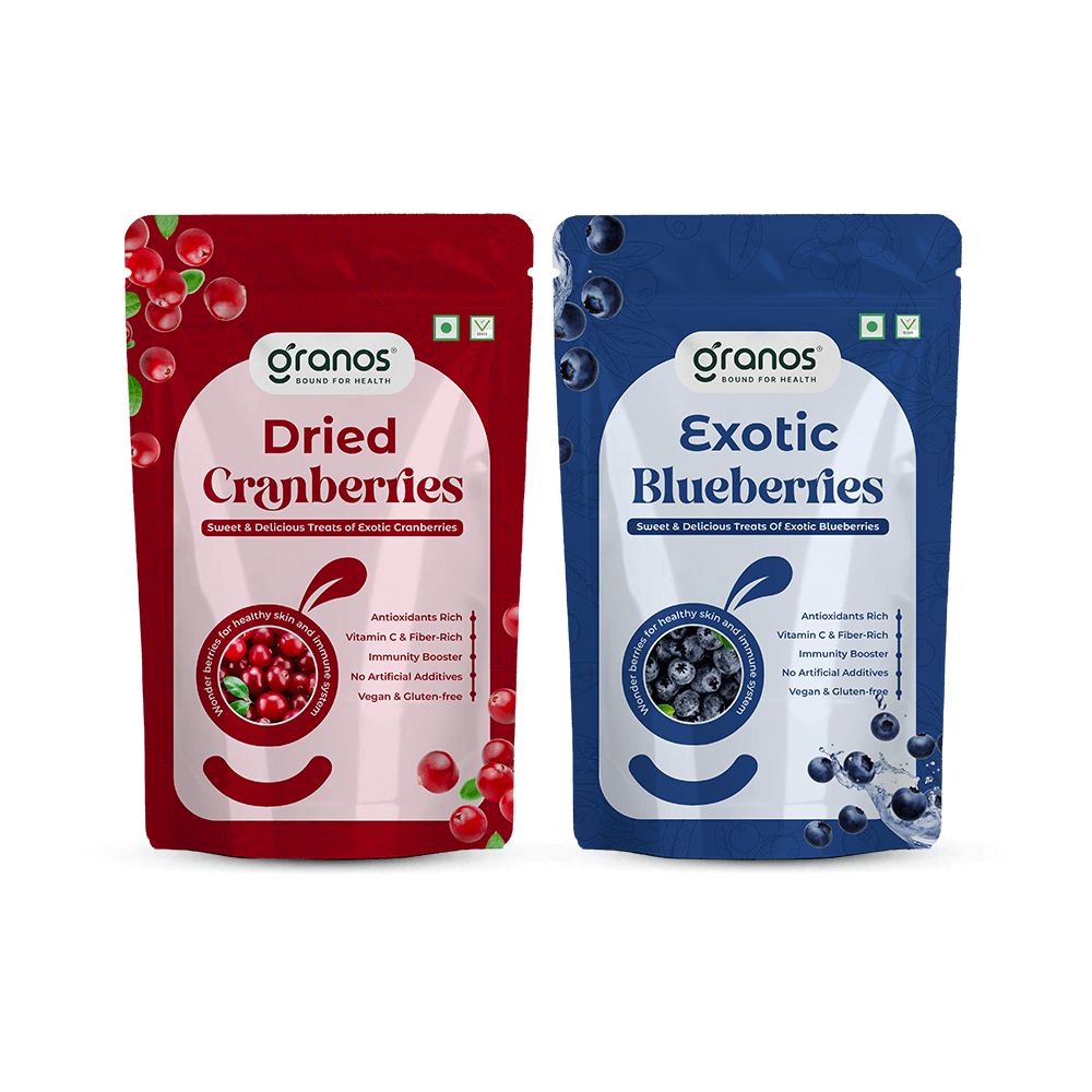 Granos Berry Bliss Combo, Blueberries & Cranberries - Pack Of 2