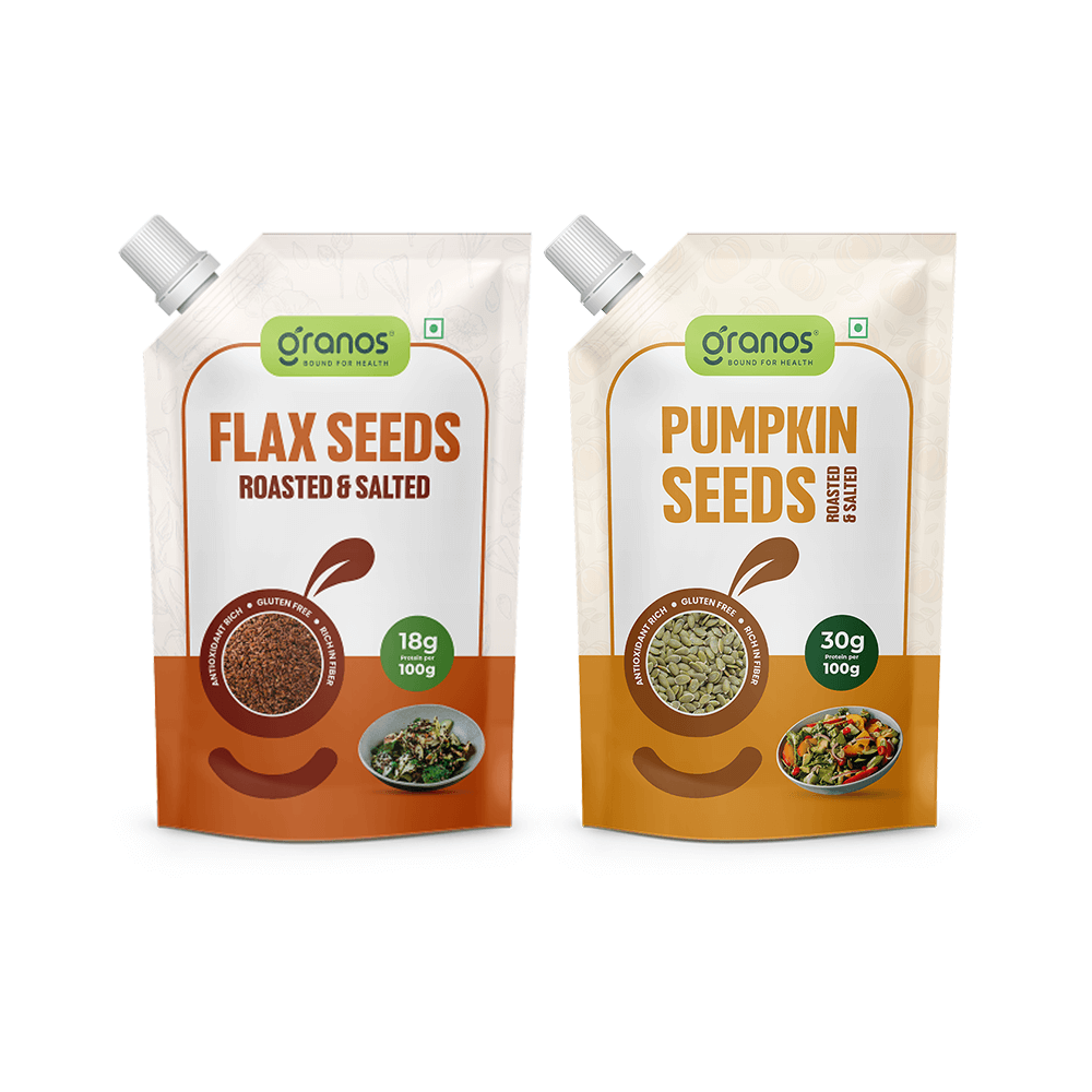 Granos Roasted & Salted Seeds Power Duo – Pack Of 2