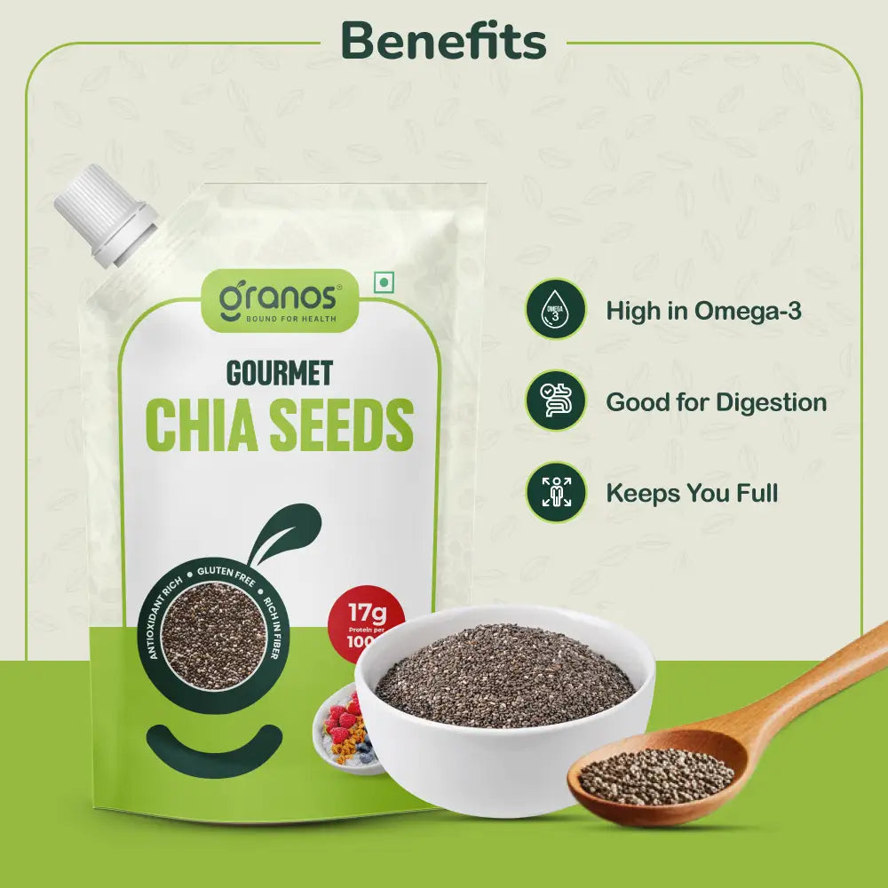 Granos Chia Seeds 250g Spout Pack