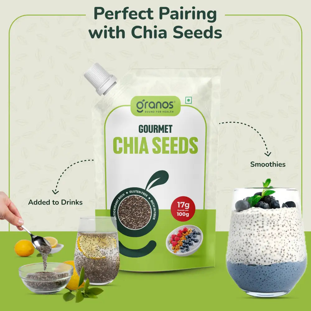 Granos Chia Seeds 250g Spout Pack
