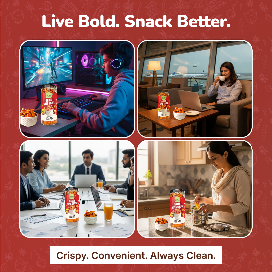 Granos Baked Soya Chips 200g Pizza