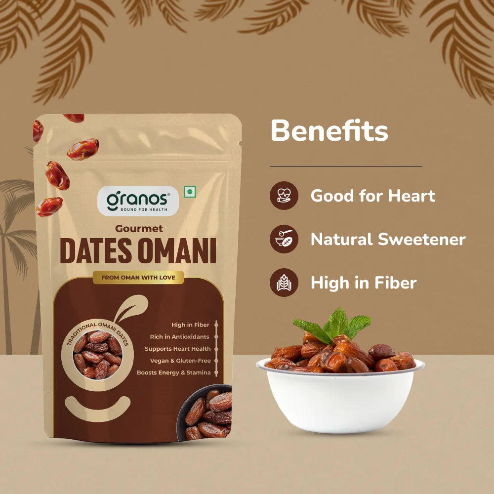 Granos Omani Dates 500g | Produce Of Oman