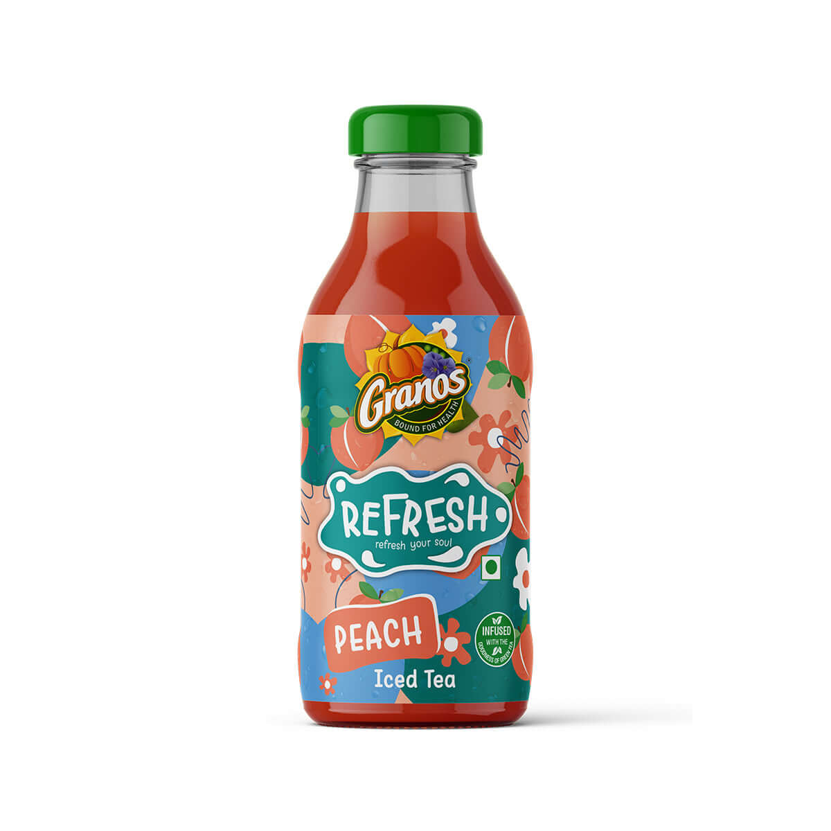 Granos Refresh Peach Ice Tea 290ml - Pack of 3