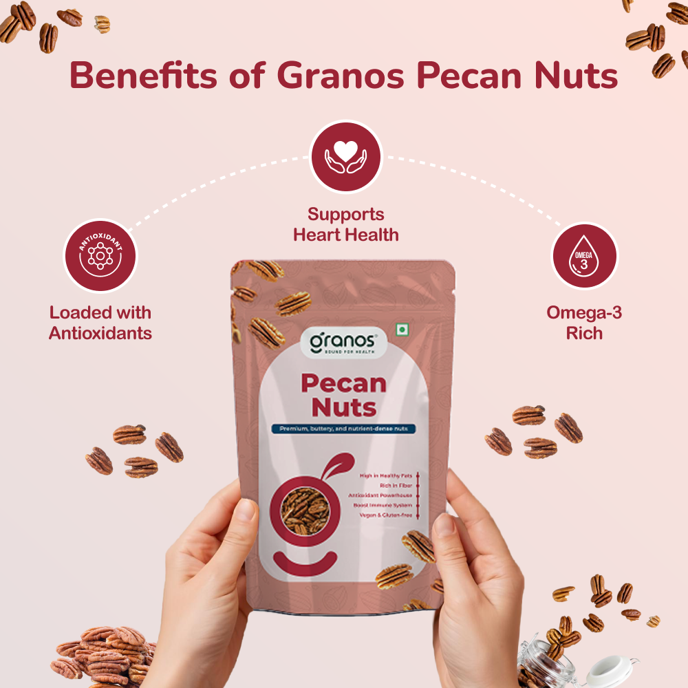 Granos Pecan nuts 200g
