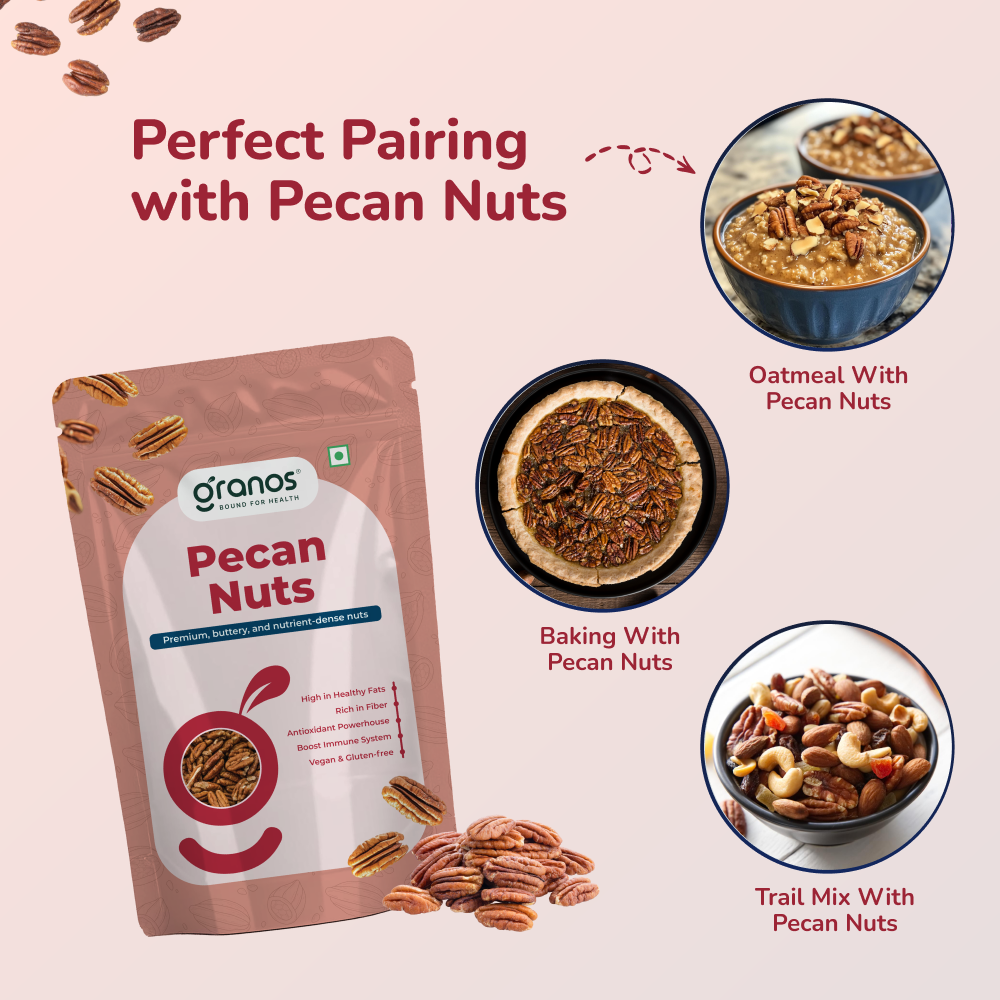 Granos Pecan nuts 200g