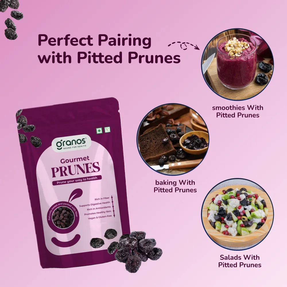 Granos Pitted Prunes 200g | Produce Of France
