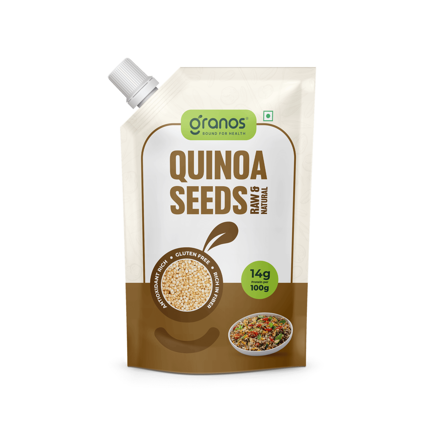 Granos Quinoa 400g Spout Pack