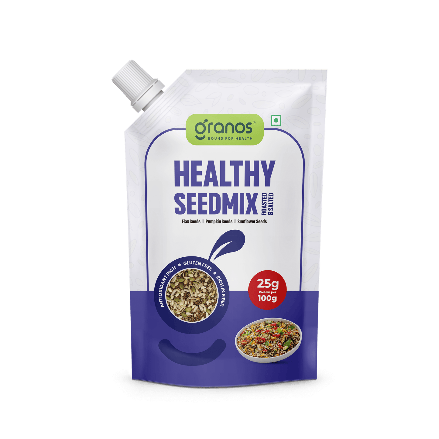 Granos Healthy Seedmix Roasted & Salted 200g