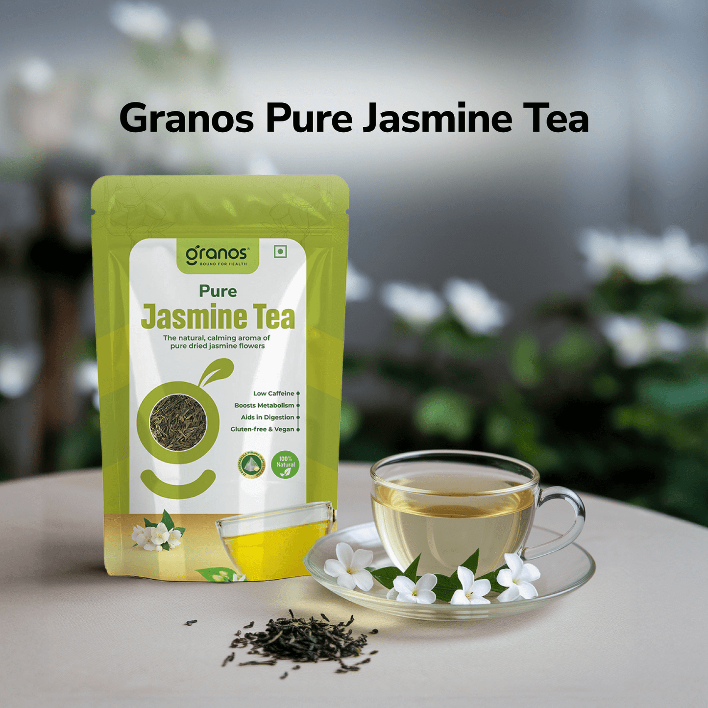 Granos Pure Jasmine Tea - 25 Tea Bags