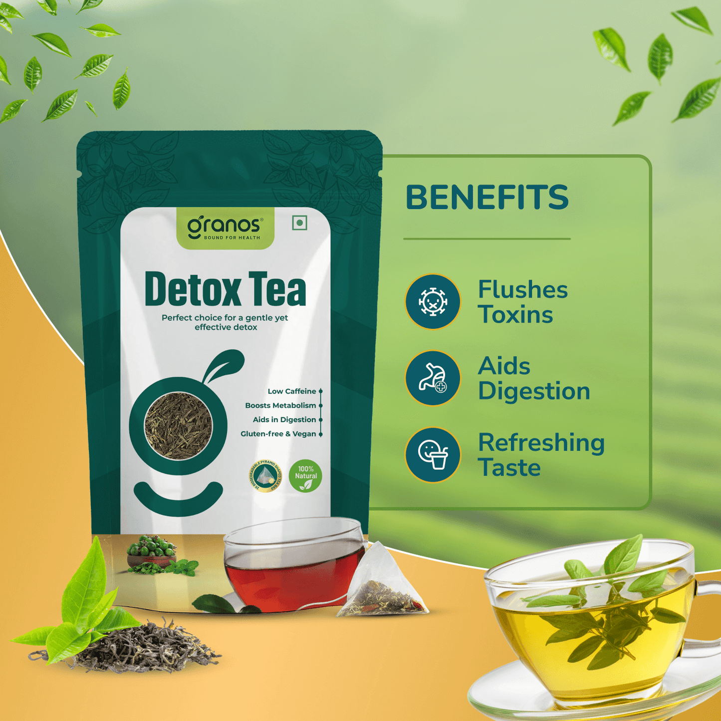 Granos Detox Tea – 25 Tea Bags