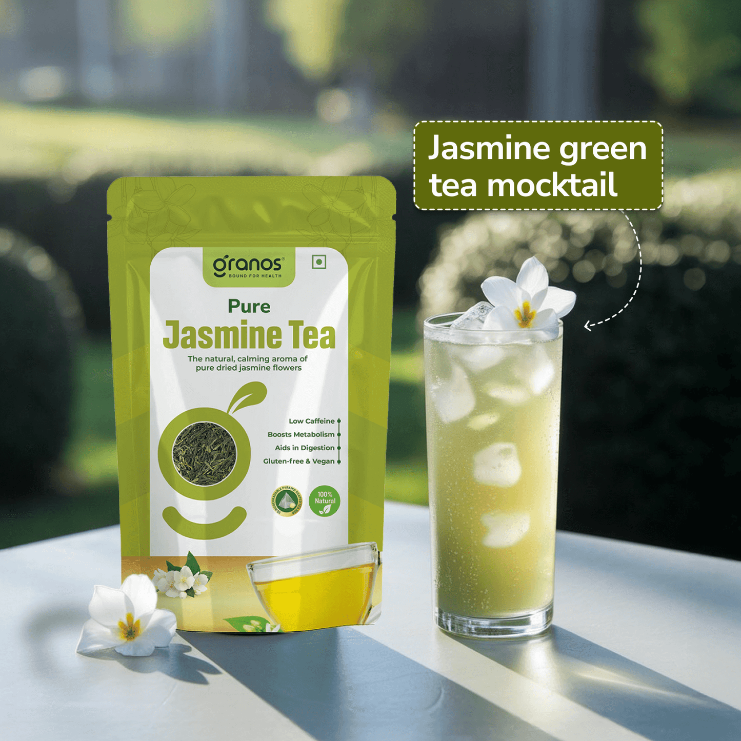 Granos Pure Jasmine Tea - 25 Tea Bags