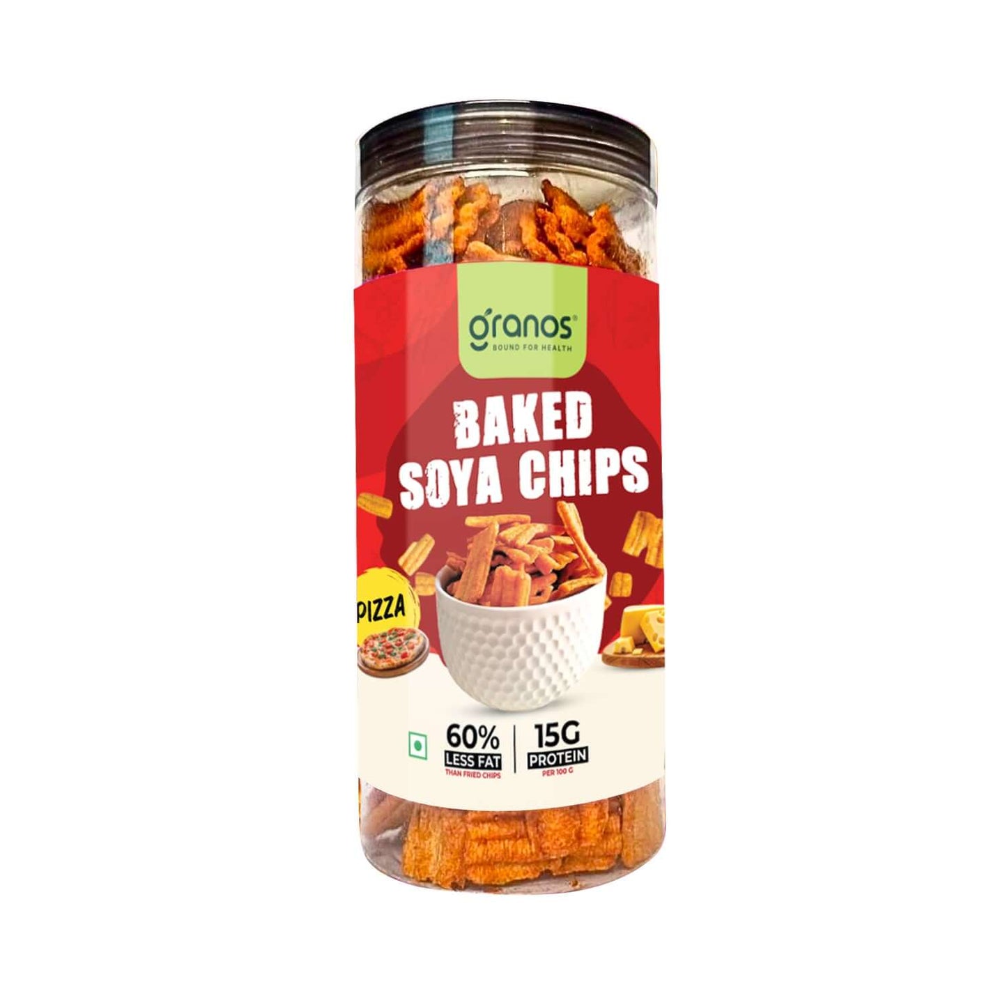 Granos Baked Soya Chips 200g Pizza
