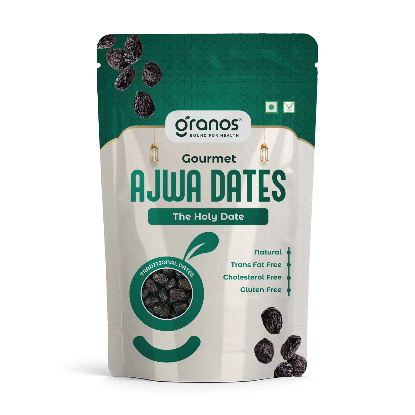 Granos Ajwa Dates 400g | Produce Of Saudi Arabia