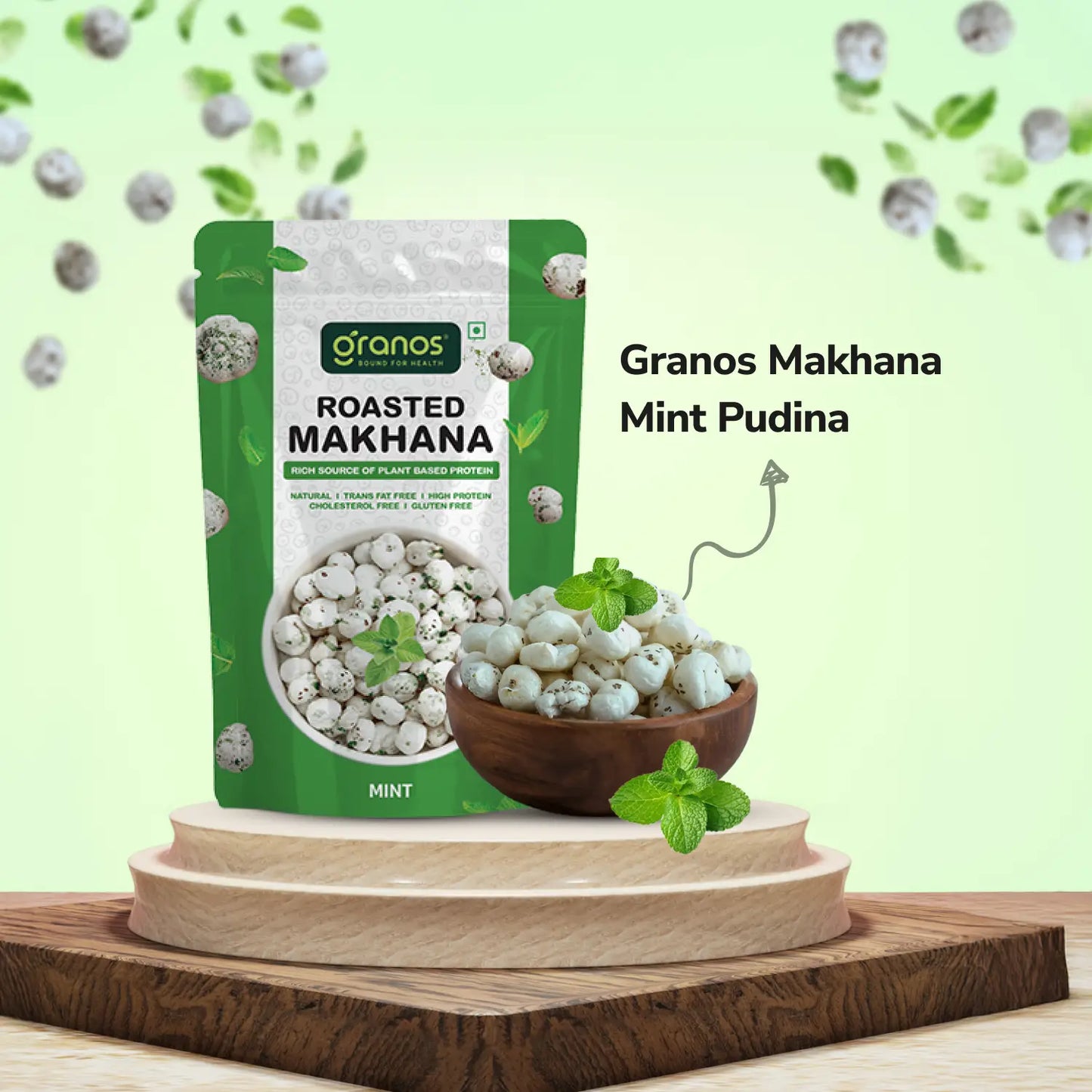 Granos Roasted Makhana 60g Mint