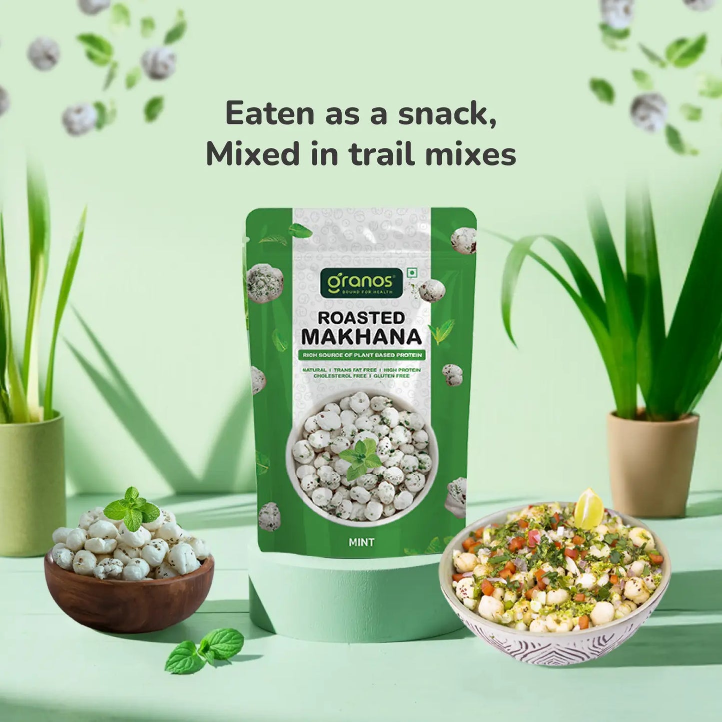 Granos Roasted Makhana 60g Mint