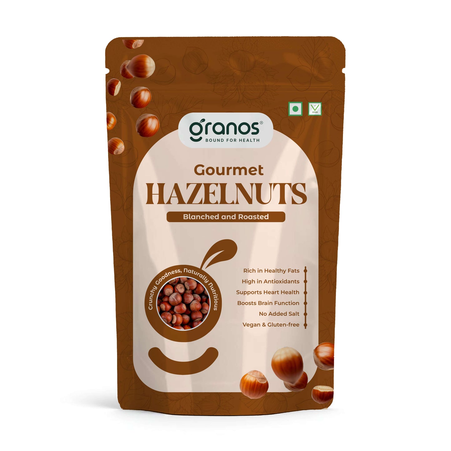 Granos Hazelnuts 200g | Blanched Hazelnut Kernels