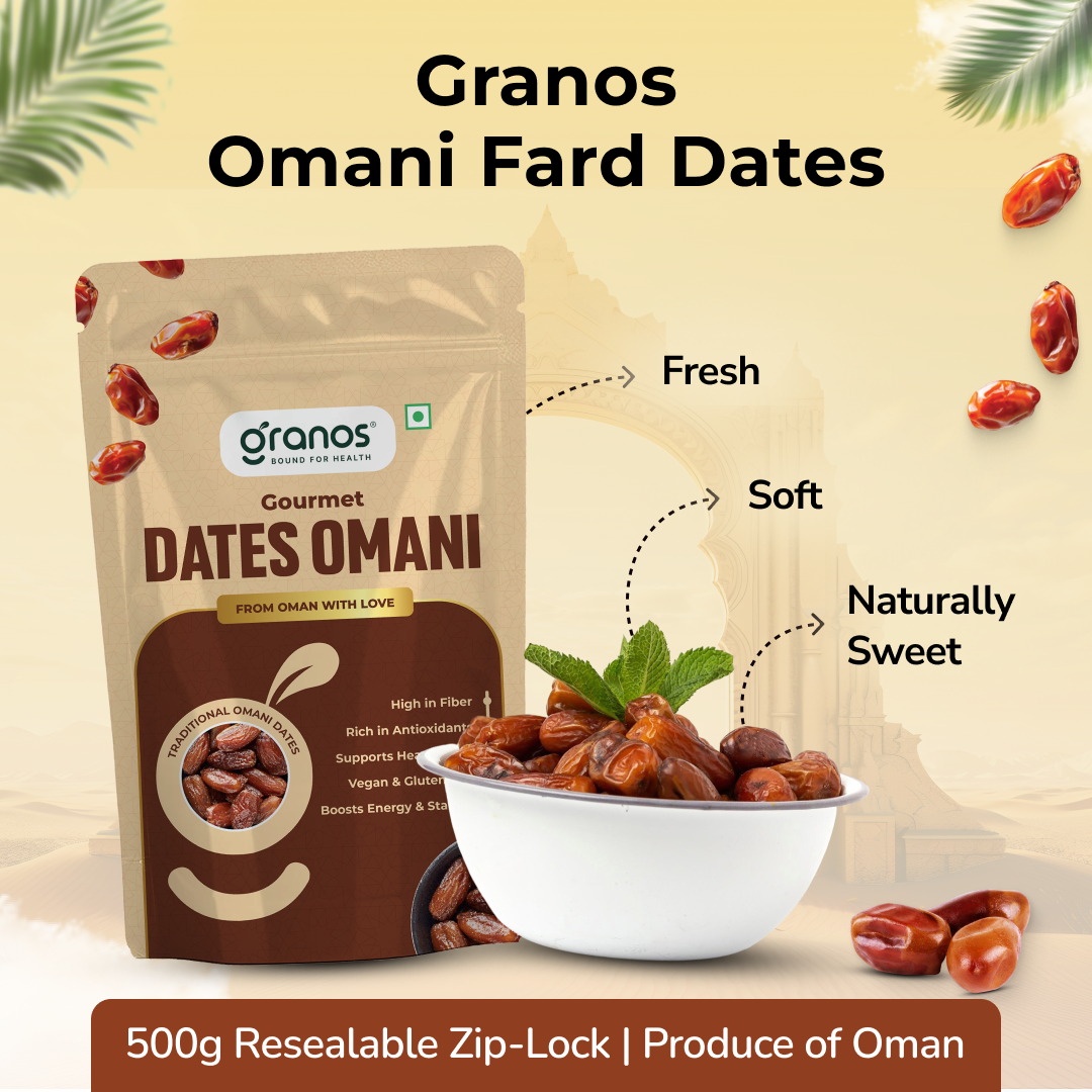 Granos Omani Dates 500g | Produce Of Oman