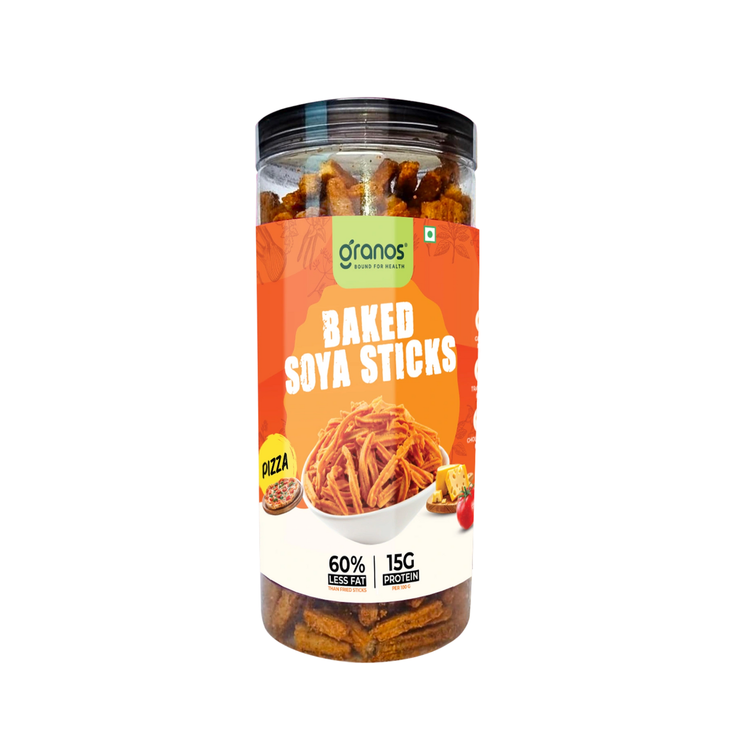 Granos Baked Soya Sticks 150g Pizza