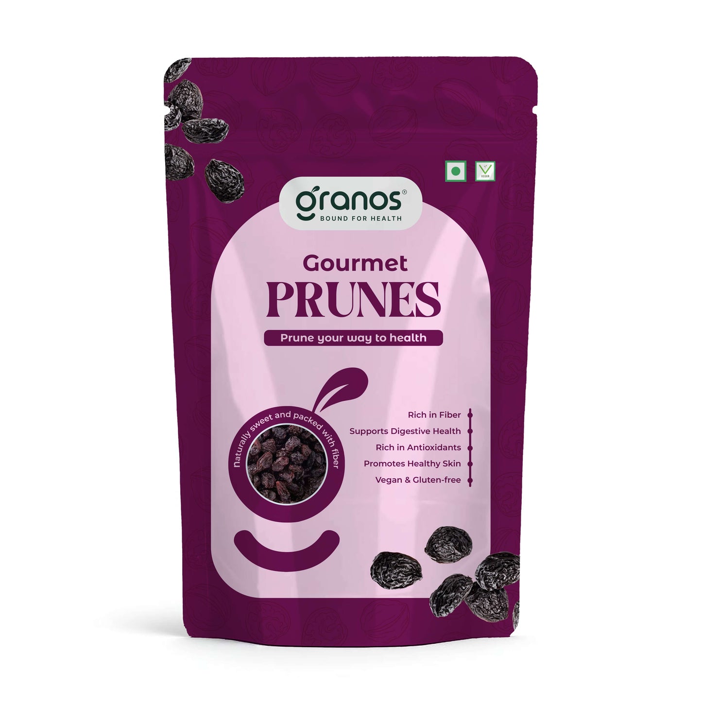 Granos Pitted Prunes 200g | Produce Of France