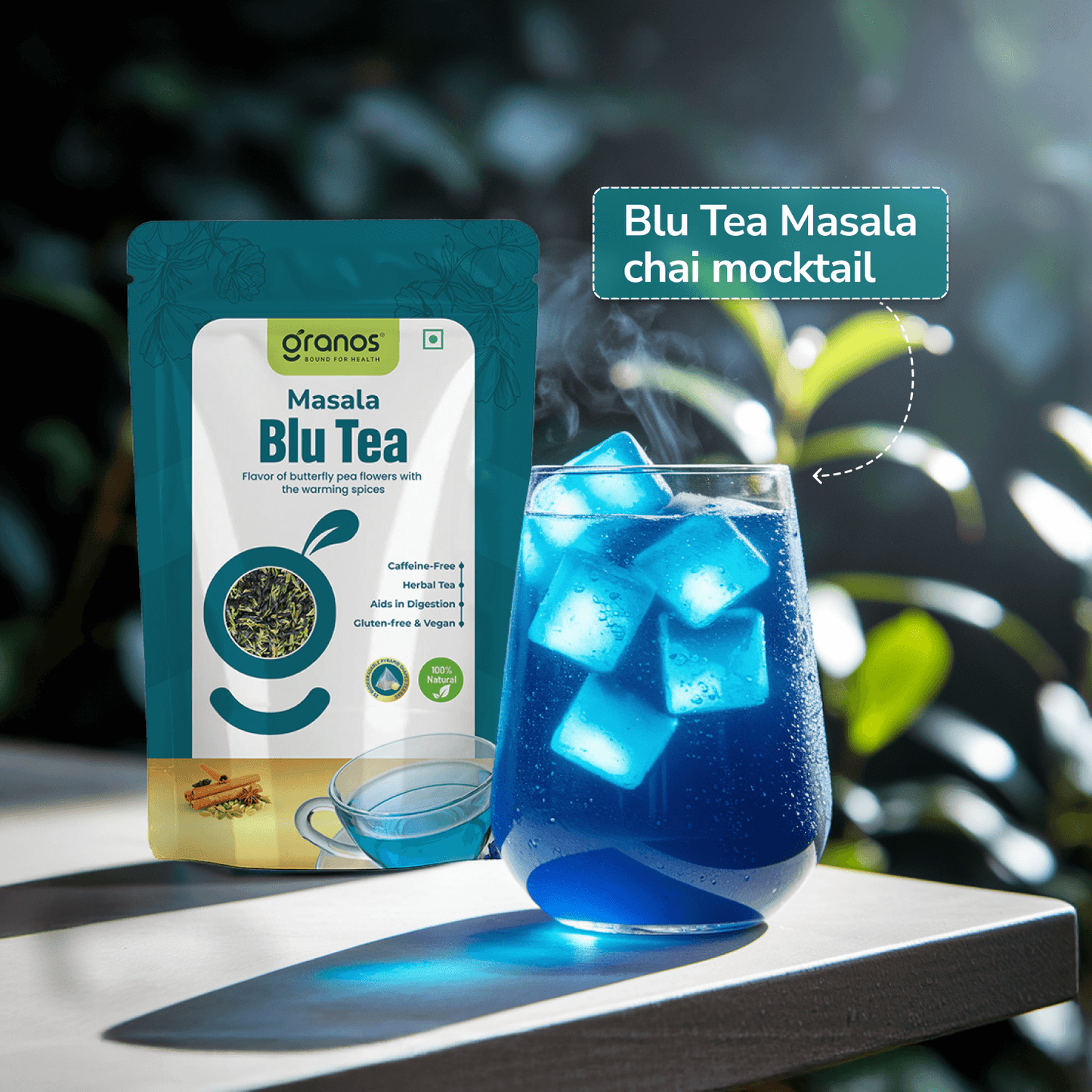 Granos Masala Blue Tea - 25 Tea Bags