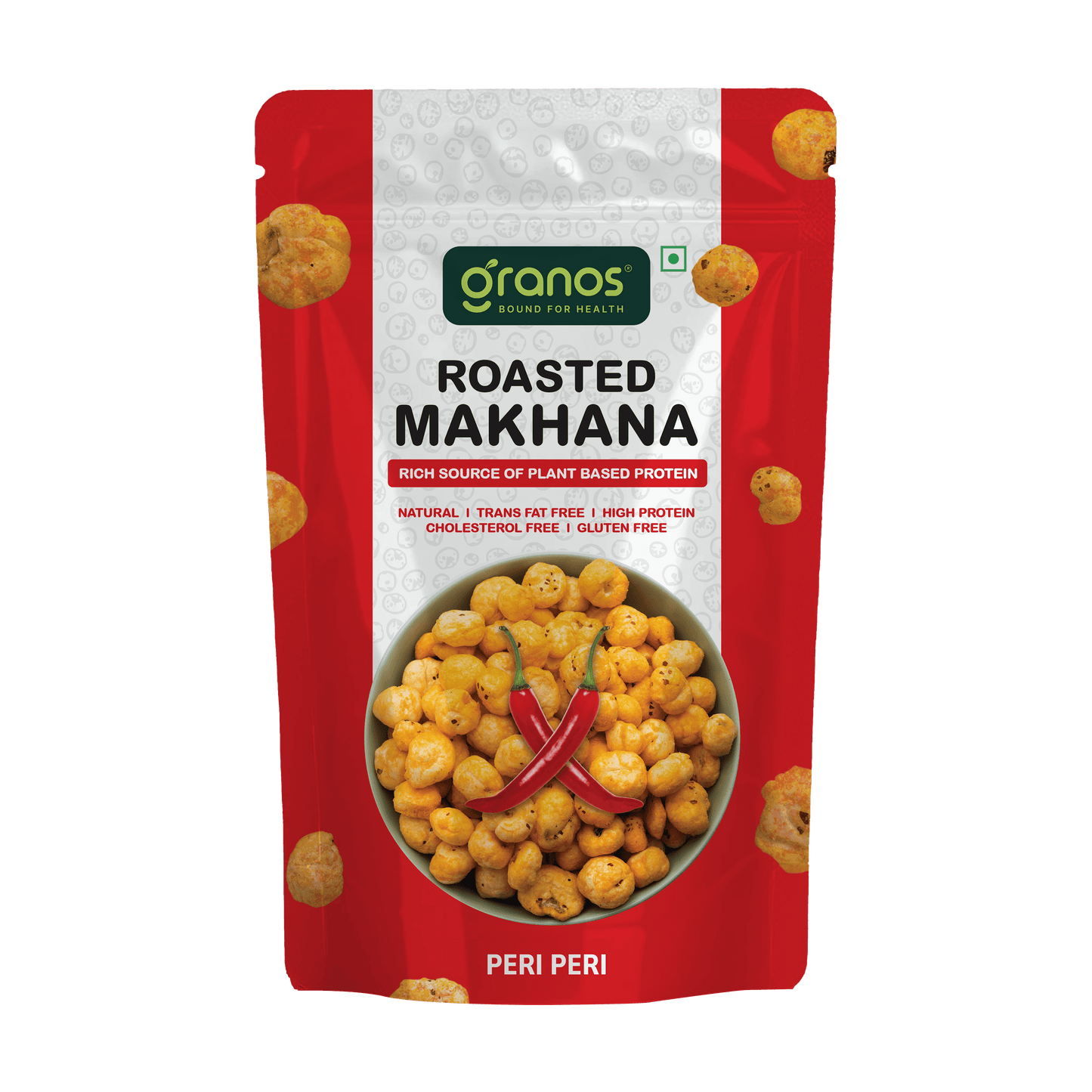 Granos Roasted Makhana 60g Peri Peri