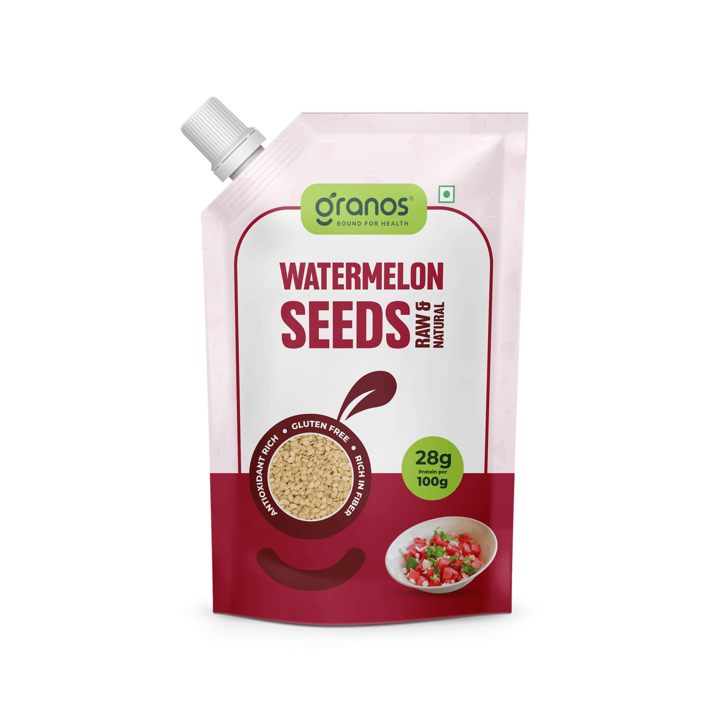 Granos Watermelon Seeds Raw & Natural 200g Spout Pack