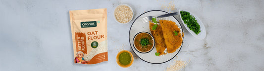 🌿 Wholesome Breakfast Combo: Oats Chilla + Mango-Cranberry Smoothie