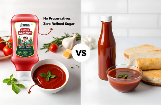 Granos Better Ketchup: India’s Healthiest Ketchup Without Refined Sugar & Preservatives