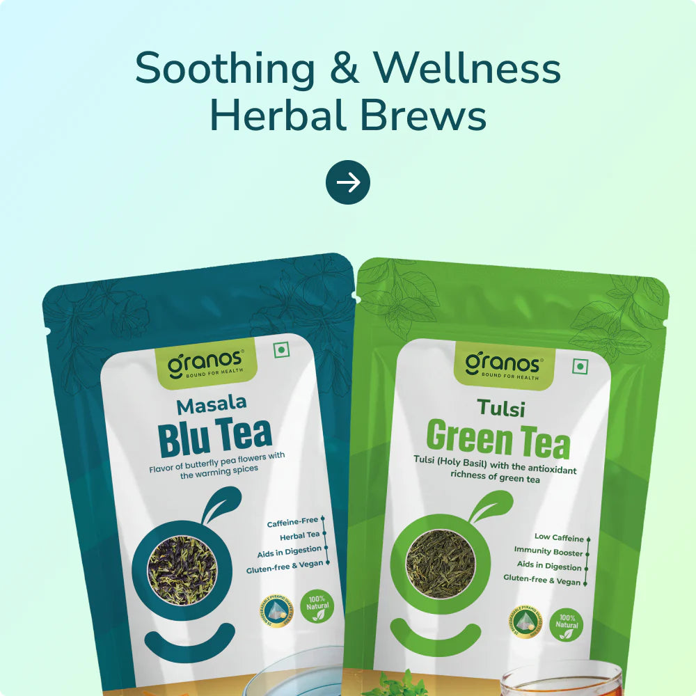 Explore India's Best Collection Of Herbal Tea Bags Online | Granos