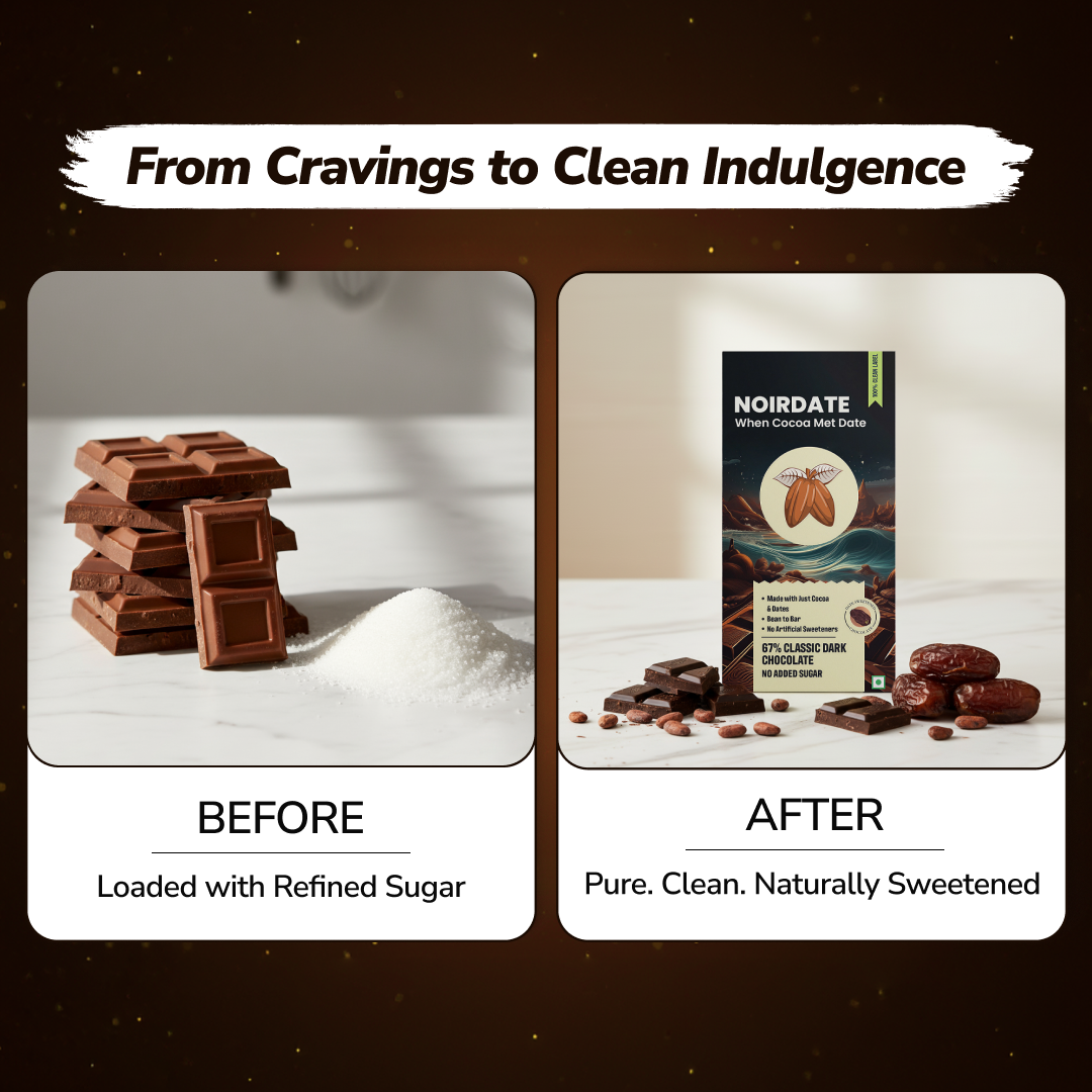 NoirDate Classic 67% Dark Chocolate 75g