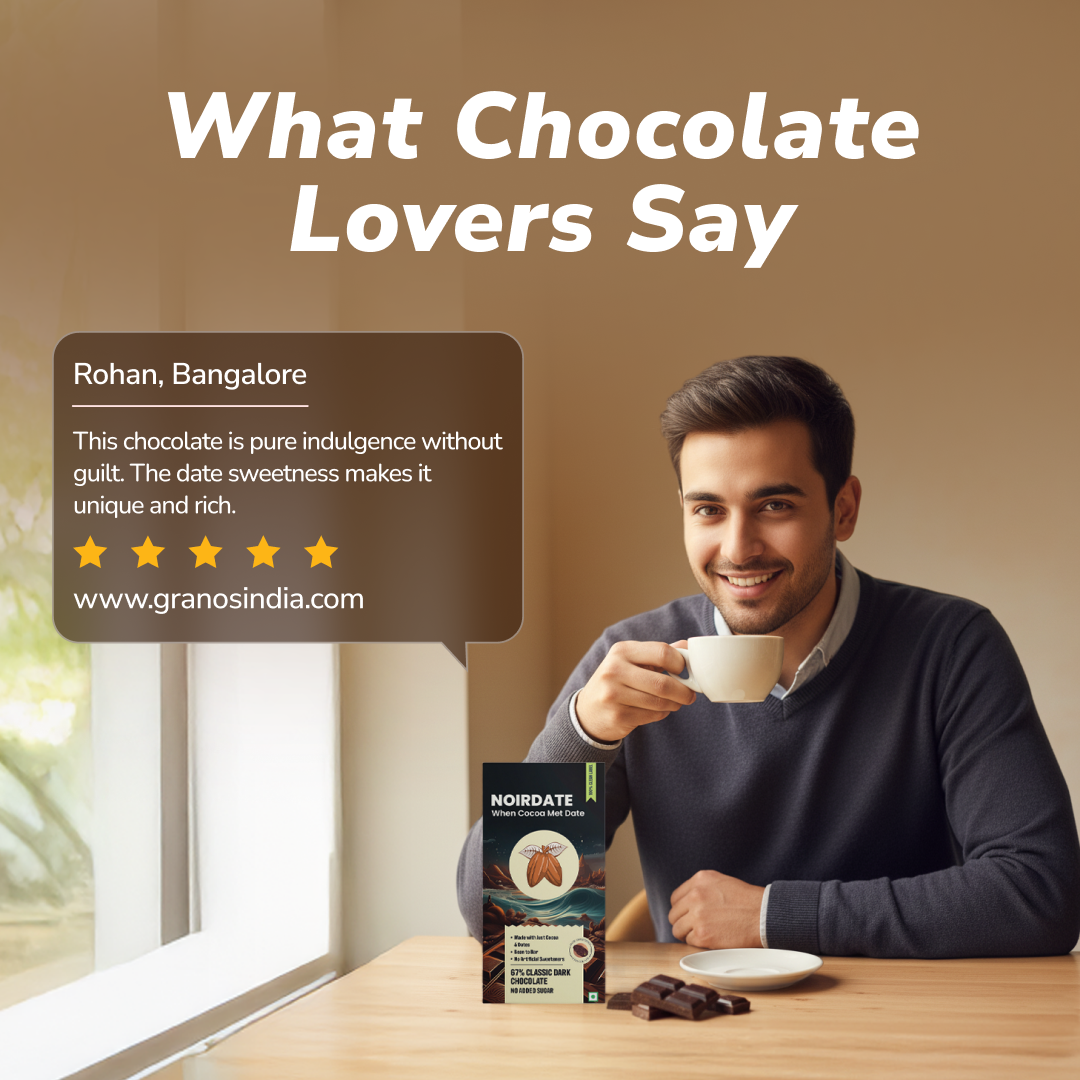 NoirDate Classic 67% Dark Chocolate 75g