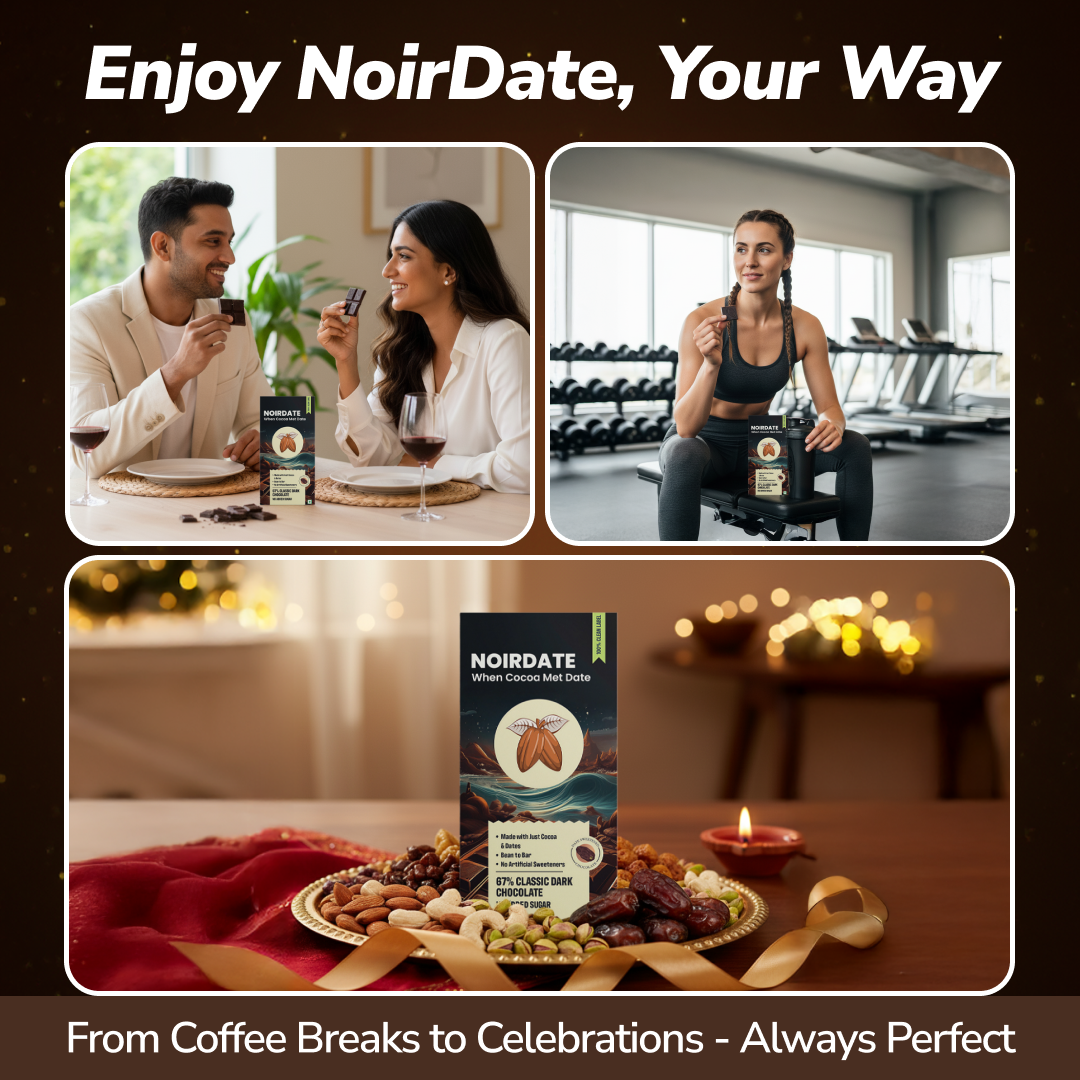 NoirDate Classic 67% Dark Chocolate 75g