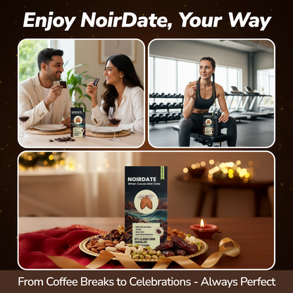 NoirDate Classic 67% Dark Chocolate 75g