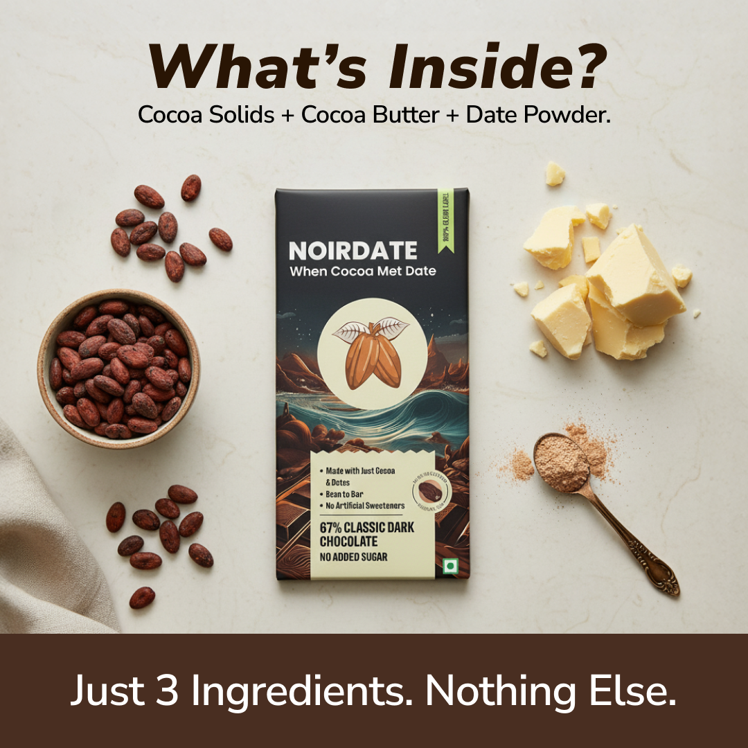 NoirDate Classic 67% Dark Chocolate 75g
