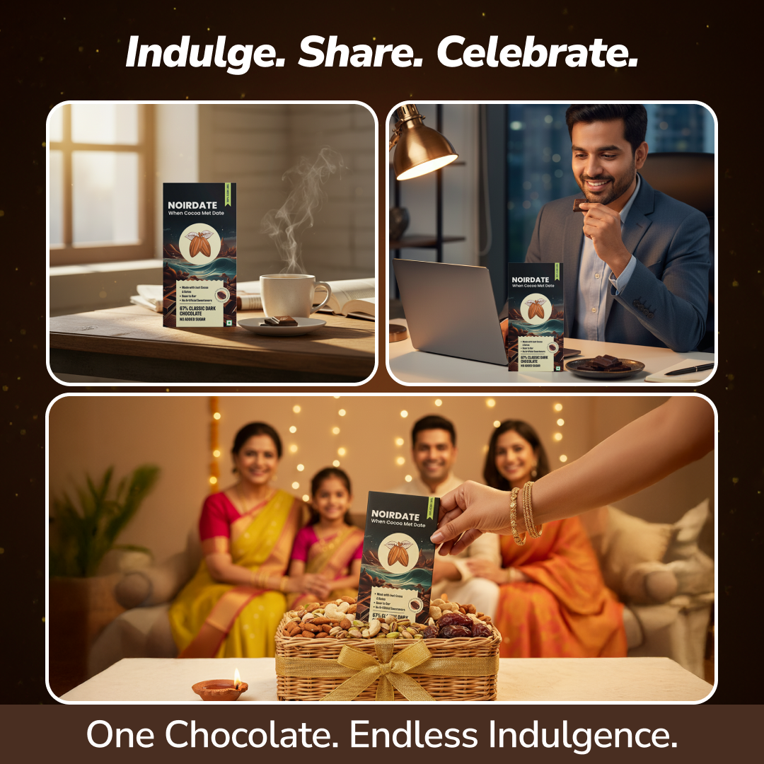 NoirDate Classic 67% Dark Chocolate 75g