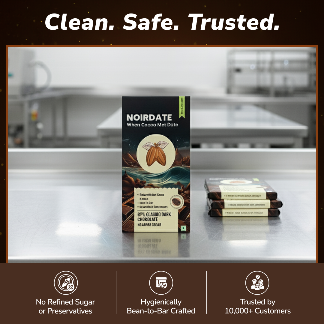 NoirDate Classic 67% Dark Chocolate 75g