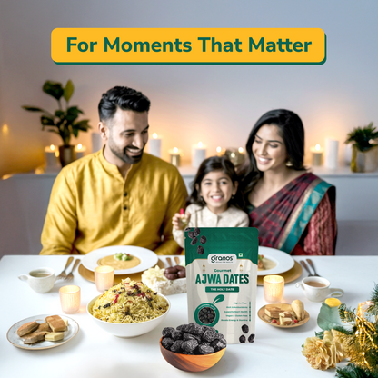 Granos Ajwa Dates 400g | Produce Of Saudi Arabia