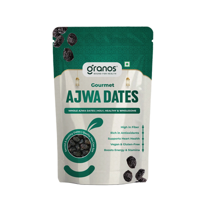 Granos Ajwa Dates 400g | Produce Of Saudi Arabia
