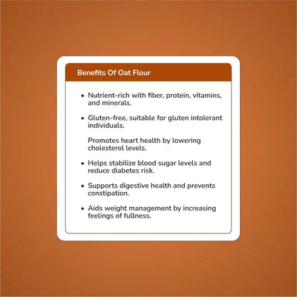 Granos Oat Flour 1kg | High Fibre & Protein, Ideal for Weight Loss & Baking