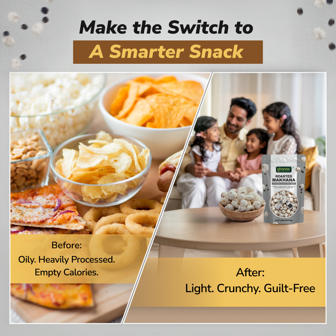 Granos Roasted Makhana 60g Salt & Pepper