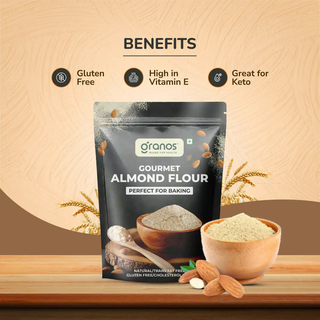 Granos Almond Flour 400g | Vegan & Keto Friendly | Ideal for Gluten-free Baking