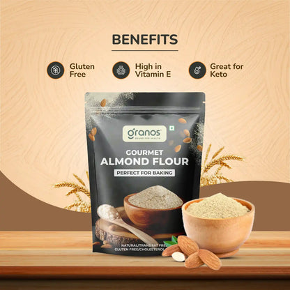 Granos Almond Flour 1kg | Vegan & Keto Friendly | Ideal for Gluten-free Baking