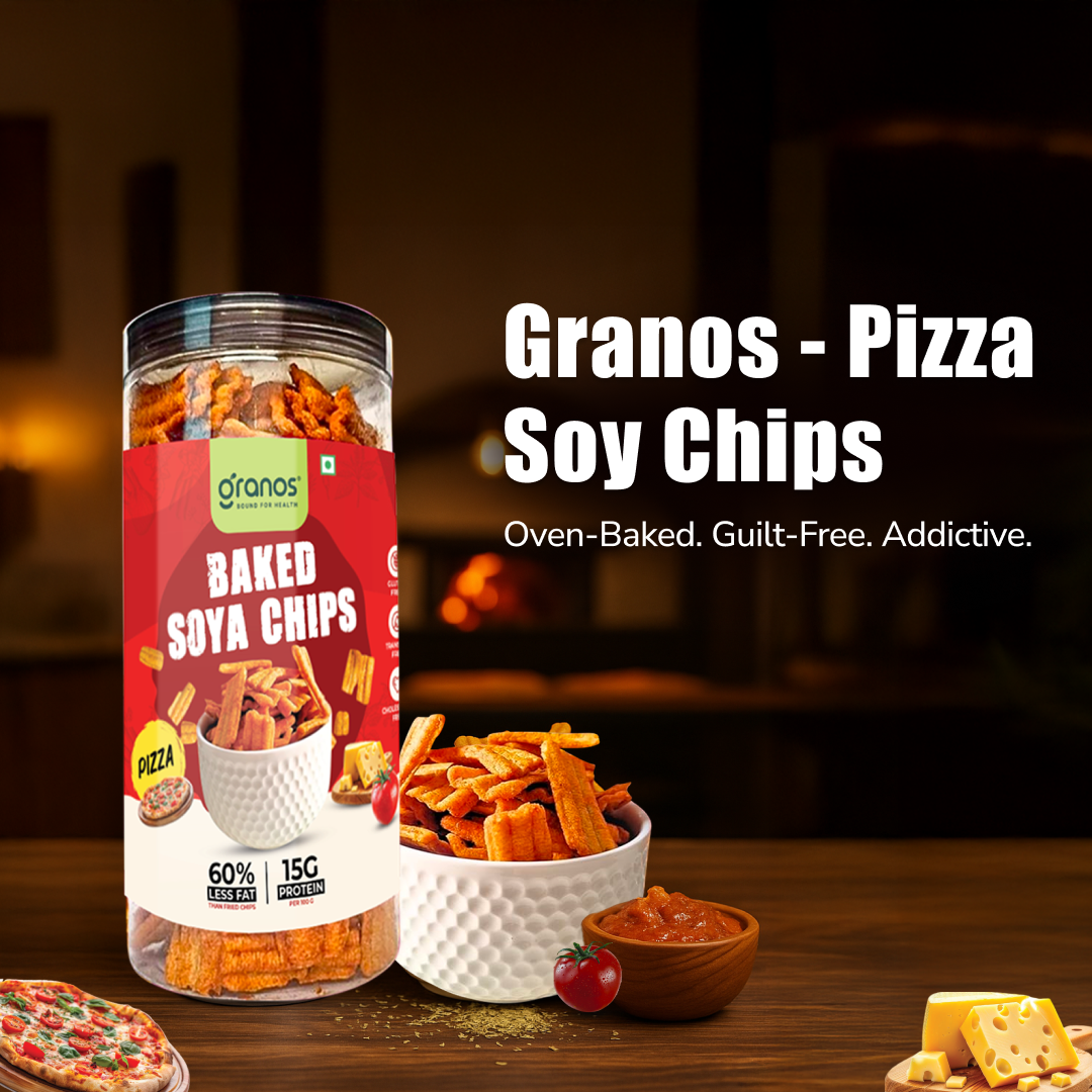 Granos Baked Soya Chips 200g Pizza
