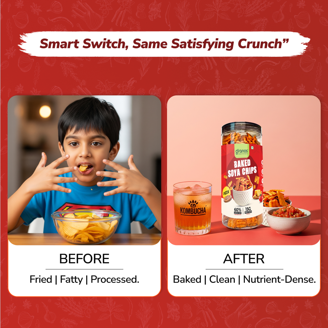 Granos Baked Soya Chips 200g Pizza