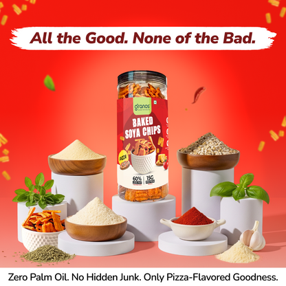Granos Baked Soya Chips 200g Pizza