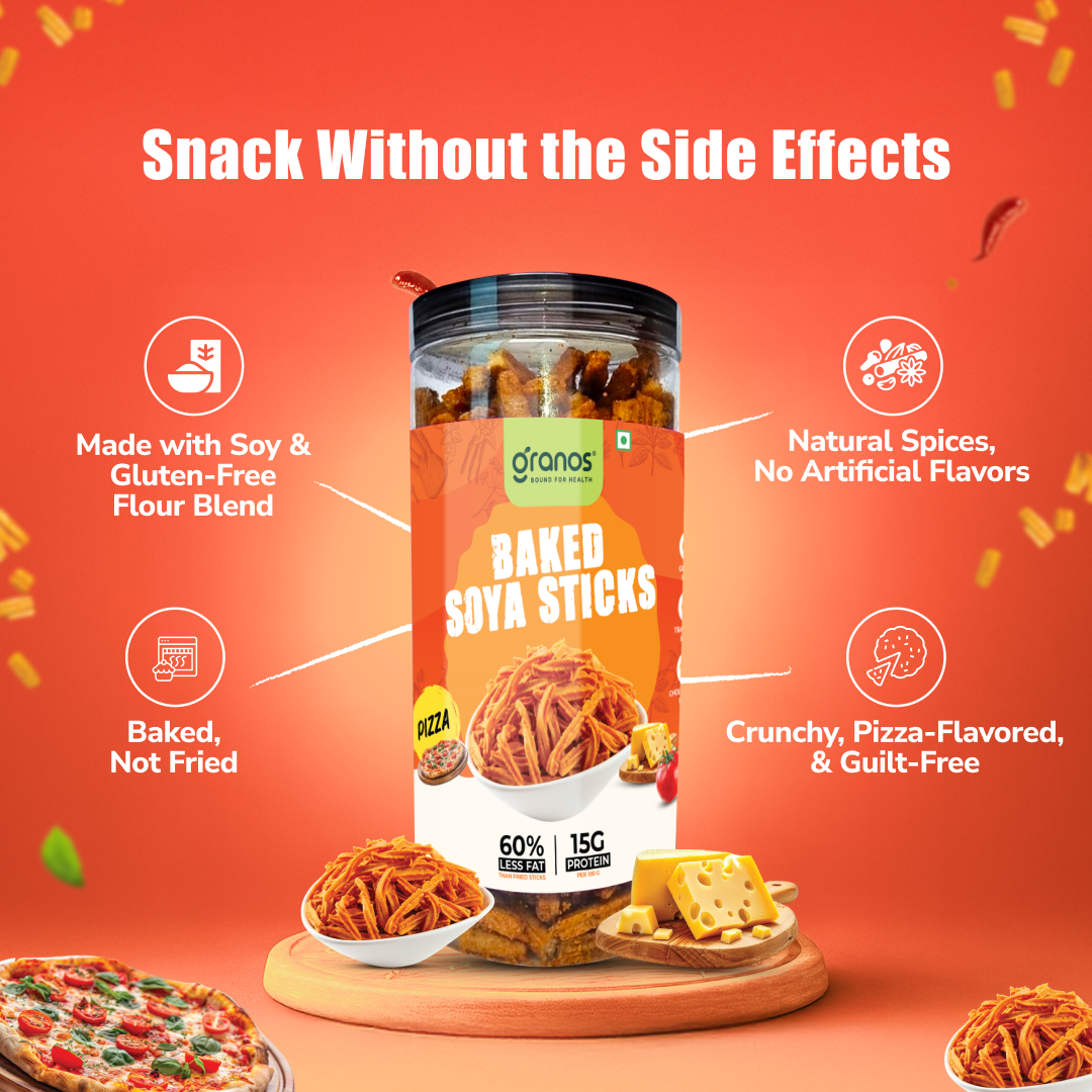Granos Baked Soya Sticks 150g Pizza