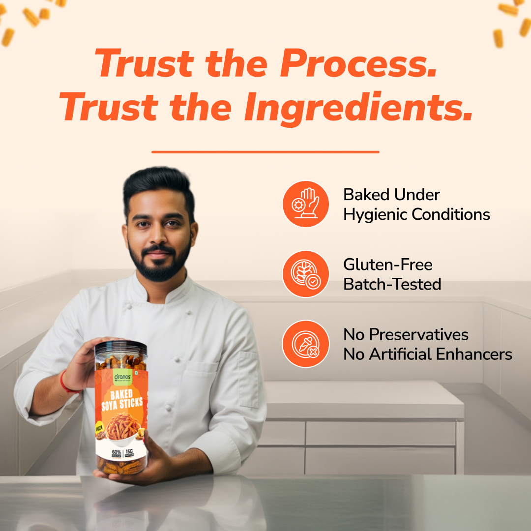 Granos Baked Soya Sticks 150g Pizza