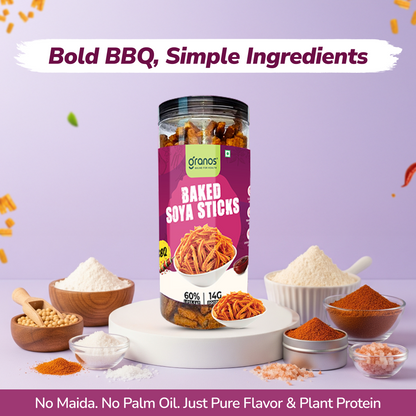 Granos Baked Soya Sticks 150g BBQ